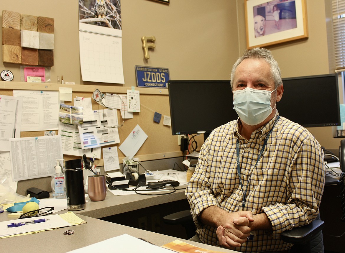 Dr. Randall Zuckerman pictured in his office on the Kalispell Regional Healthcare campus on Dec. 7. Zuckerman, who works primarily in surgical oncology, said the COVID-19 pandemic has proven to be a challenging time for the hospital's elective services. (Kianna Gardner/Daily Inter Lake)