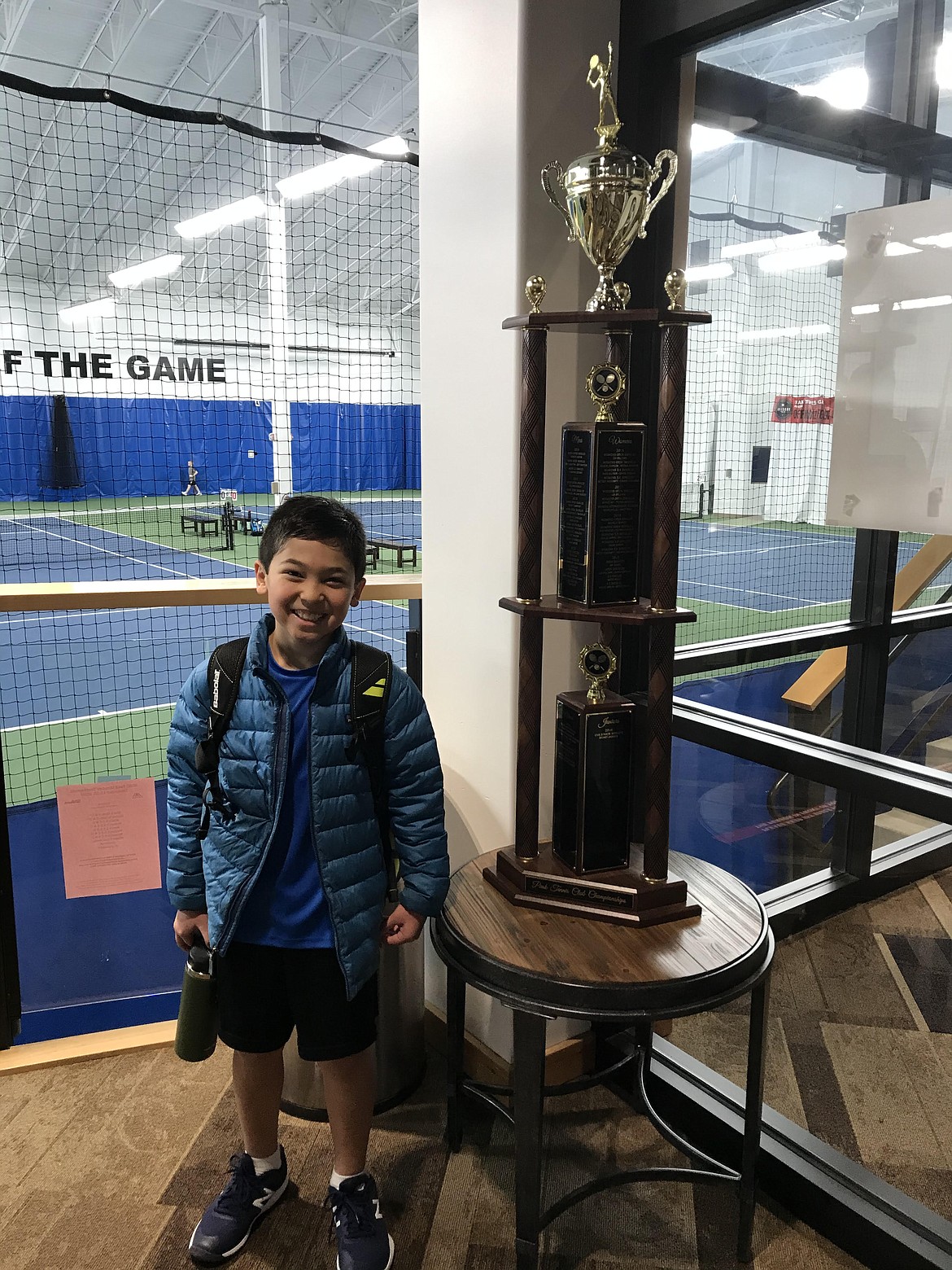 Courtesy photo
Nathan Freedman was the junior boys round-robin winner at the recent Peak Hayden Member Club Tennis Tournament at Peak Health and Wellness in Hayden.