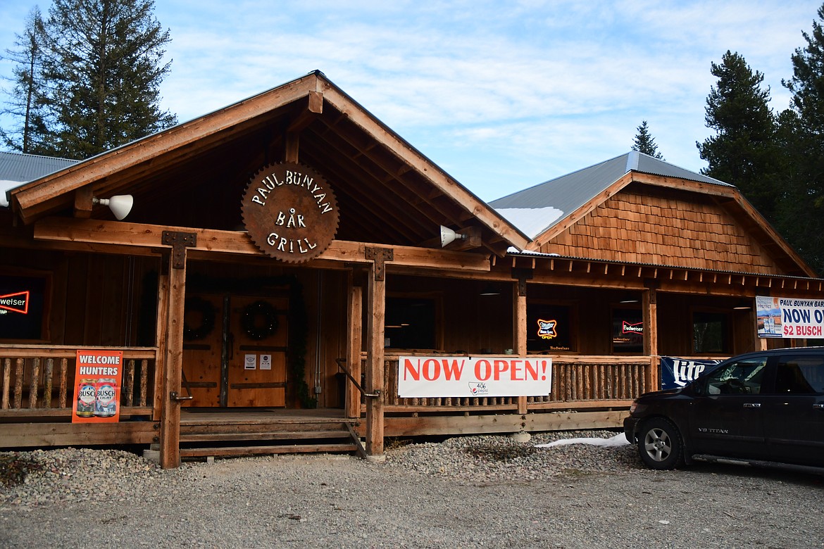 The Paul Bunyan Bar and Grill opened recently near Coram. (Teresa Byrd/Hungry Horse News)