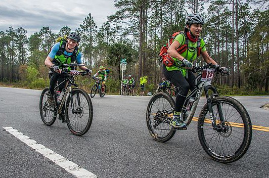 Flathead resident Jesse Nelson makes his way through the cycling section of the Sea to Sea Adventure Race in Florida. (courtesy photo)