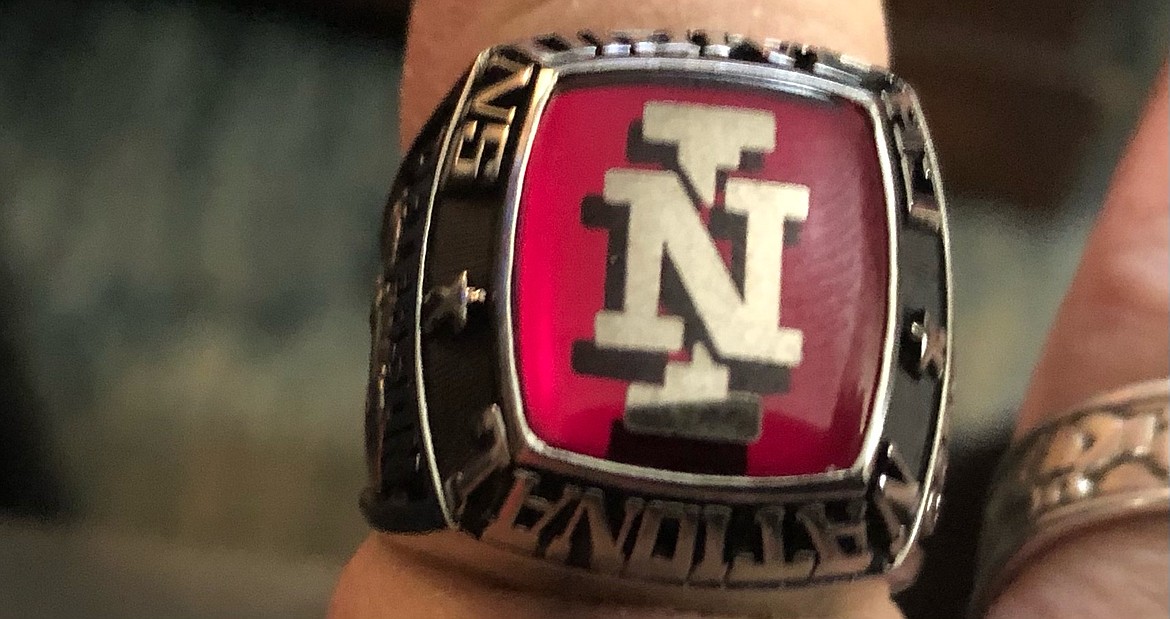 Courtesy photo
A view of the top of Darryl Peterson's 1982 NJCAA championship ring from his time at North Idaho College.