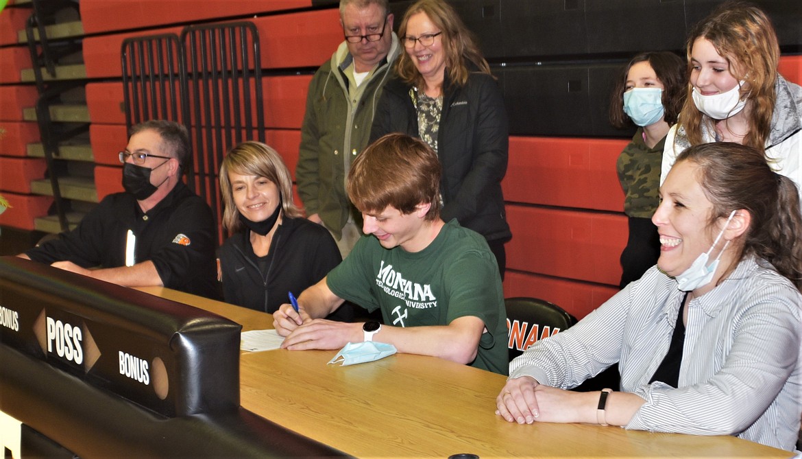Ronan senior Brant Heiner accepted a sholarship offer from Montana Tech in Butte to run cross country for the school. (Scot Heisel/Lake County Leader)