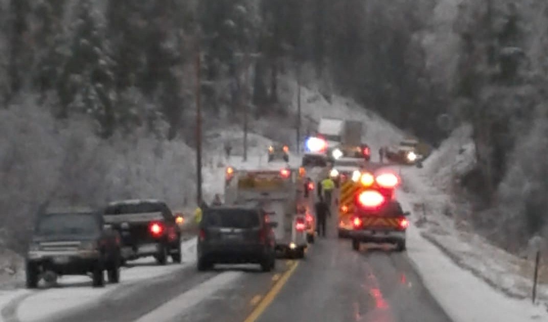 Law enforcement responds to fatal crash near Eastport Bonners Ferry