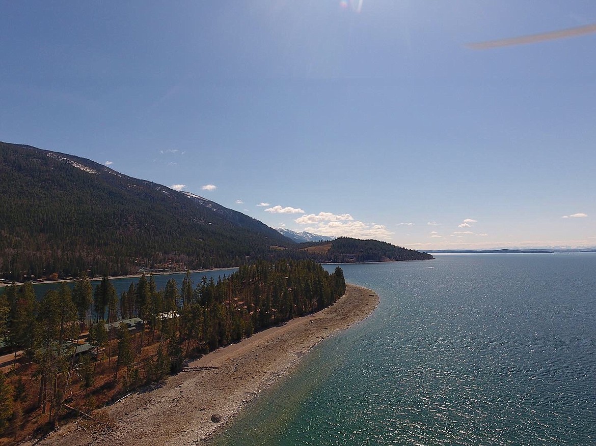 Flathead Lake was one of 102 lakes across the globe that were subjects in a four-decade study of surface and deep-layer water temperatures. (UM News Service)