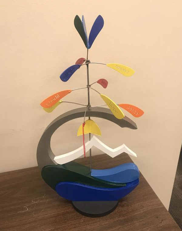 "Connected" would depict Coeur d'Alene's natural beauty while utilizing different color schemes to symbolize the city's calls for social justice. (Courtesy city of Coeur d'Alene)