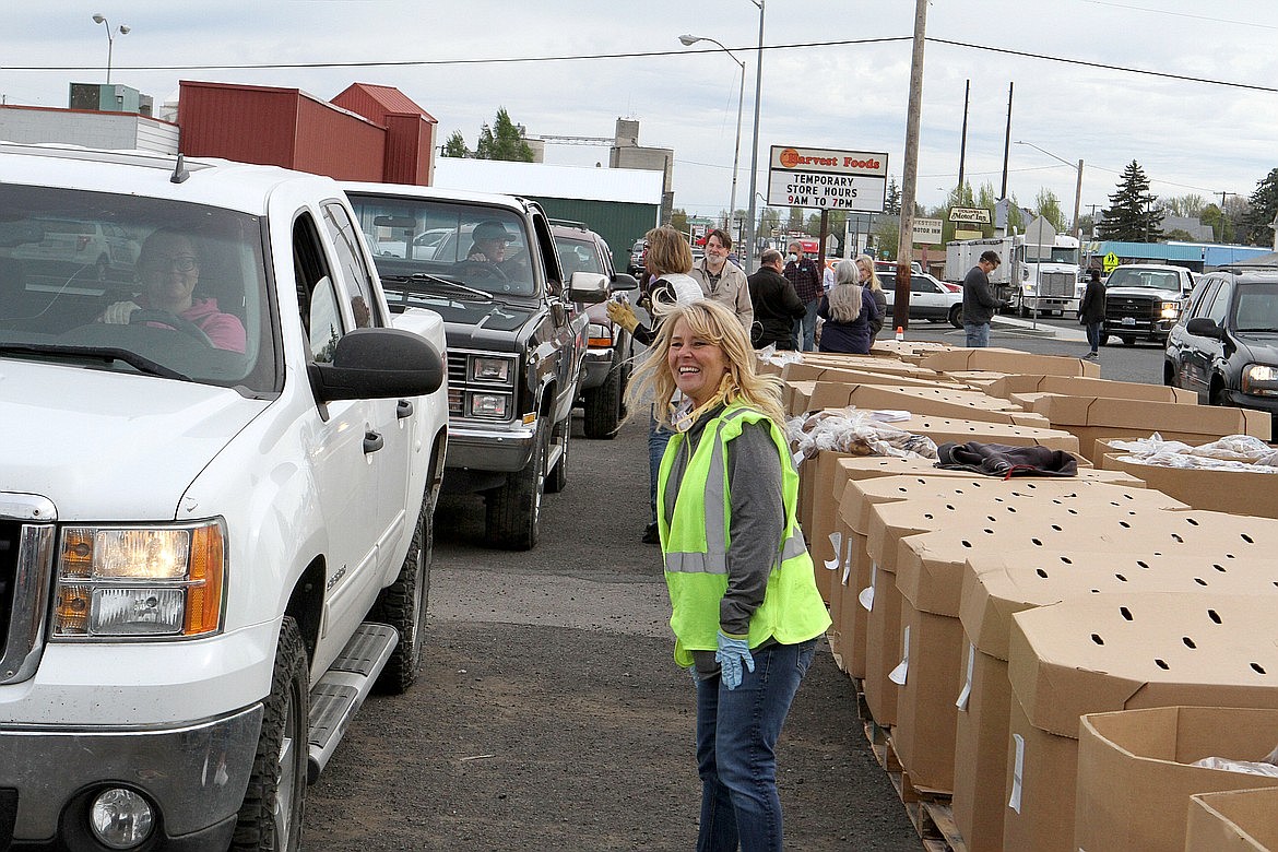 36,000 pounds of potatoes were distributed at the free Ritzville event