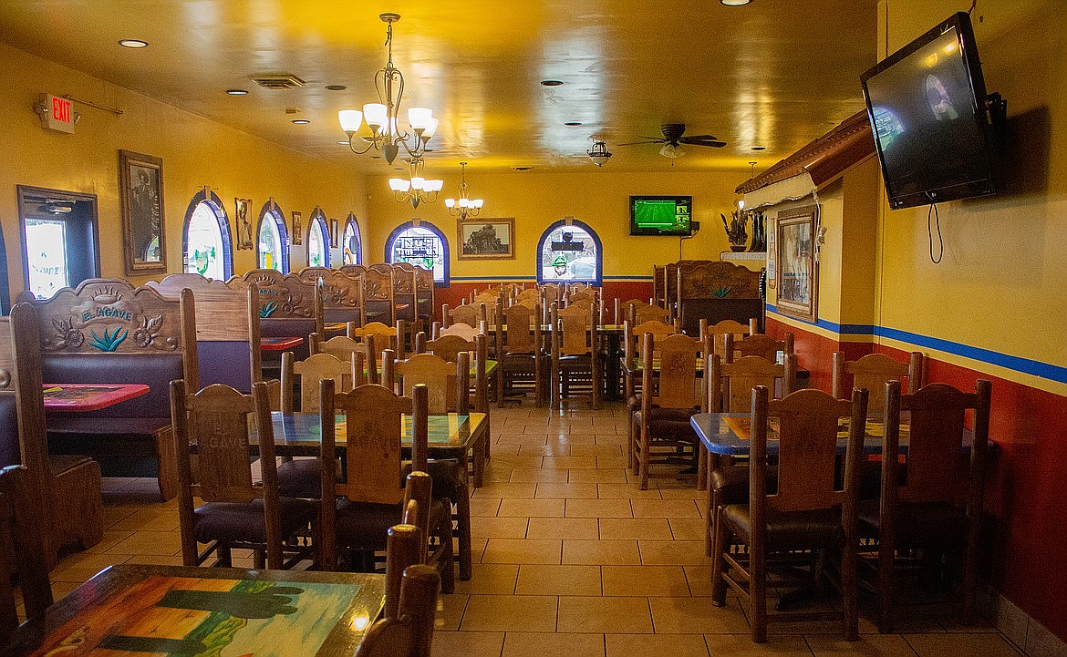 For months, many restaurant tables and bars across Washington were emptied out due to pandemic restrictions, including on Mother’s Day afternoon at El Agave Mexican Restaurant in Ephrata.