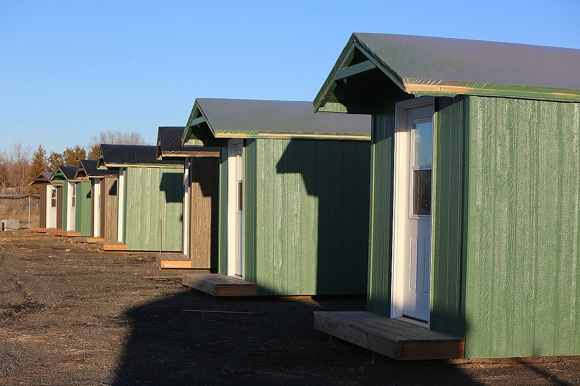 The Moses Lake Sleeping Center was modeled after how Walla Walla designed its managed homeless camp, using dozens of "tiny homes" to provide temporary lodging to those who need it.