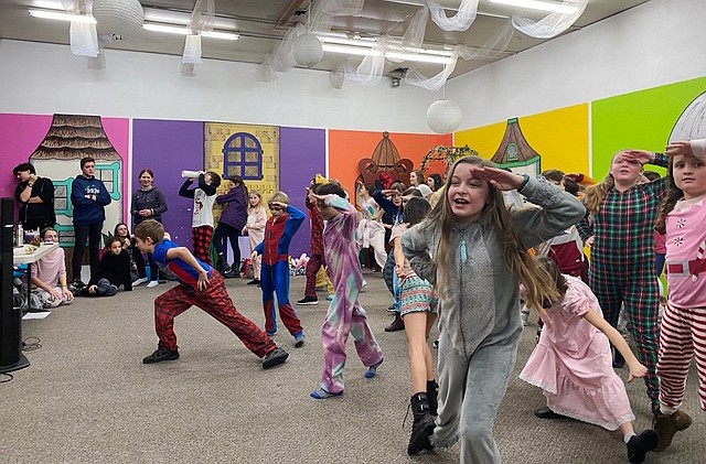 Young thespians of CYT North Idaho rehearse for "Peter Pan: A New Musical" in February. Although it was close to closure, CYT North Idaho announced that budget changes and community support have allowed the children's theater to remain open.