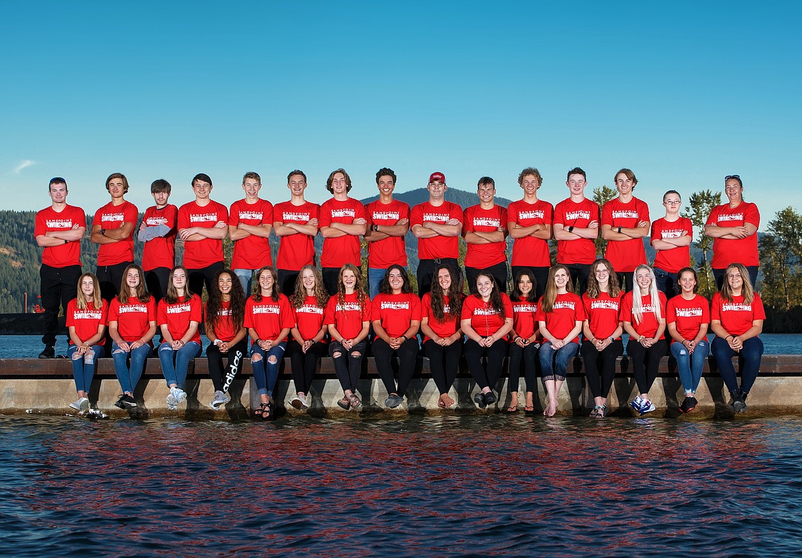 The Sandpoint girls and boys swim teams each placed second in the virtual state meet held this fall.