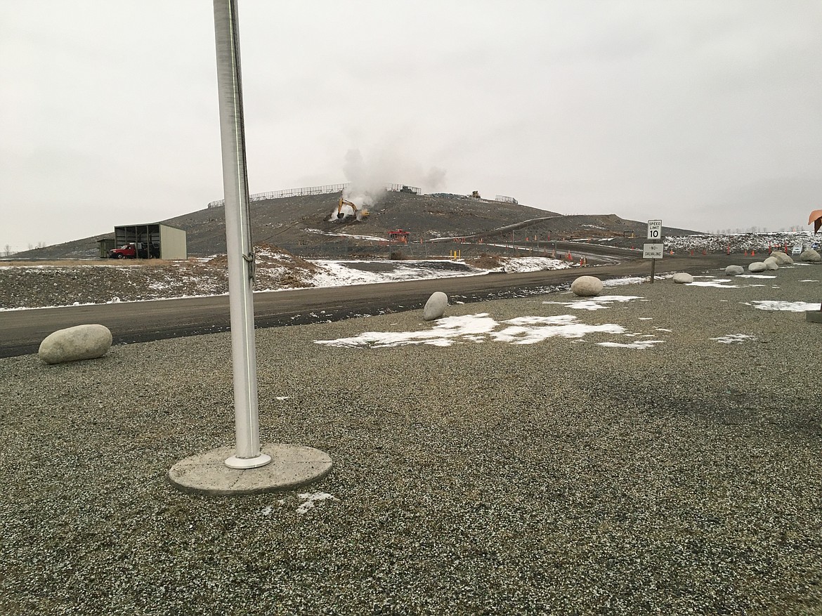 A subsurface fire at the Grant County Landfill.