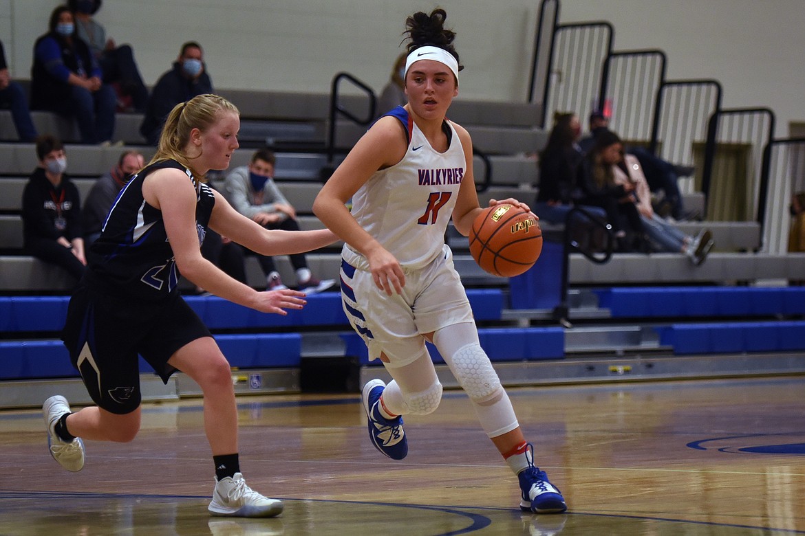 Emma Berreth looks to drive in against Stillwater Saturday.
Jeremy Weber