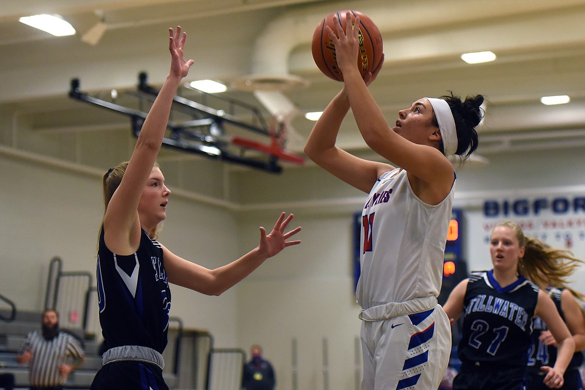 Emma Berreth goes up for a shot against Stillwater.

Jeremy Weber