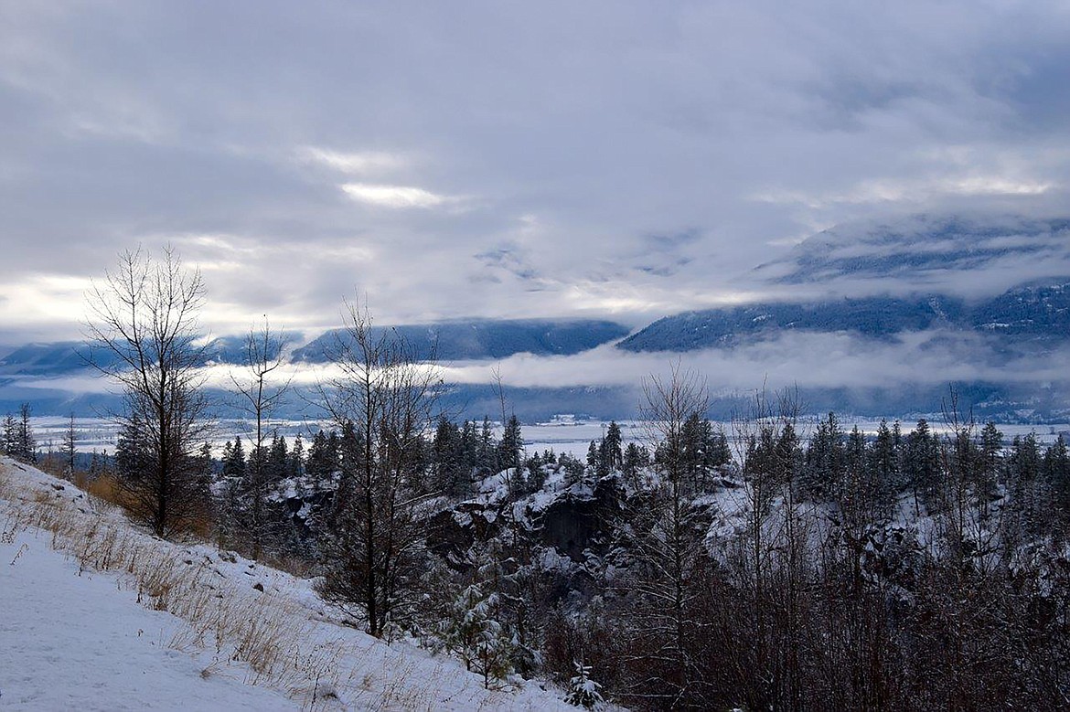 Local photographer Robert Kalberg captured this winter scene on along the U.S. Highway 95 scenic view spot.