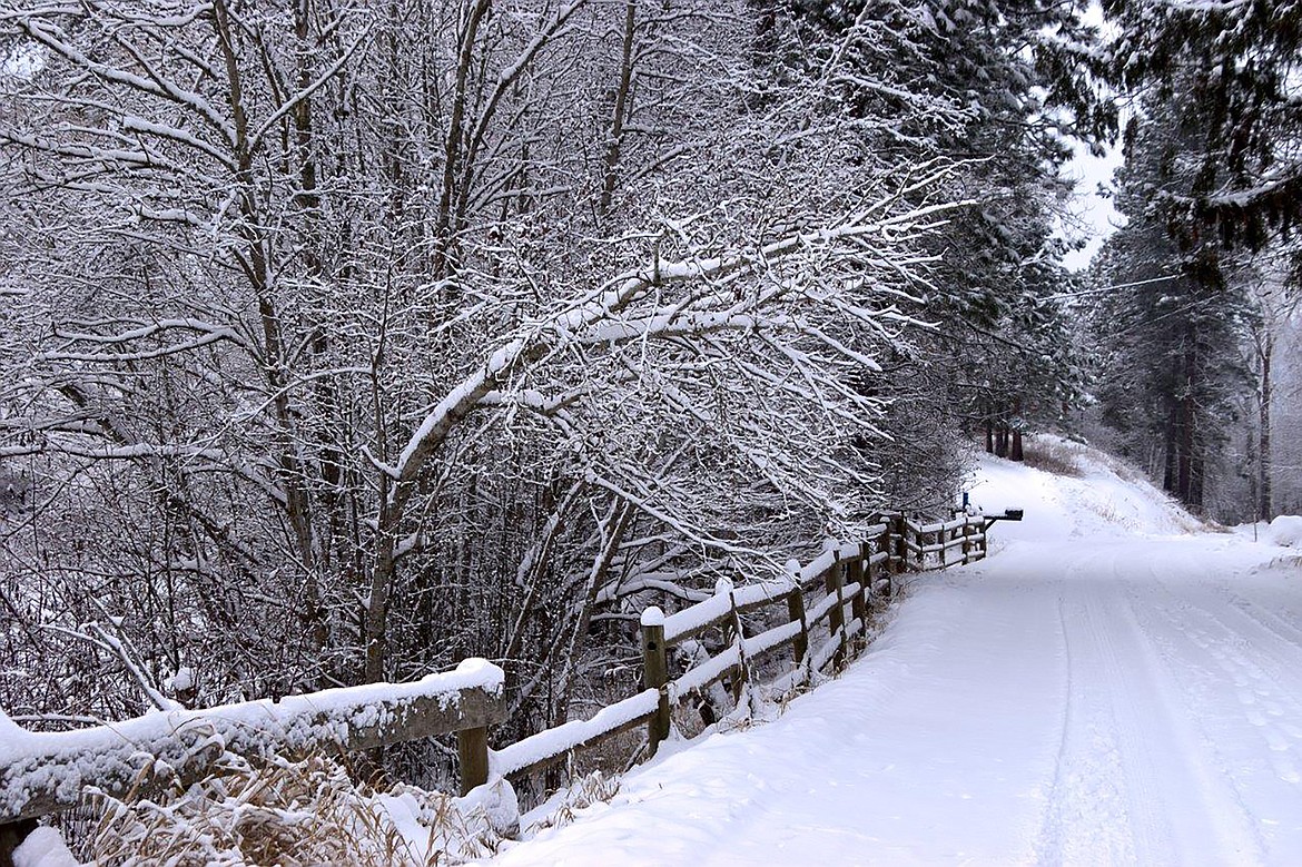 Local photographer Robert Kalberg captured this winter scene on Turkey Hollow Road.