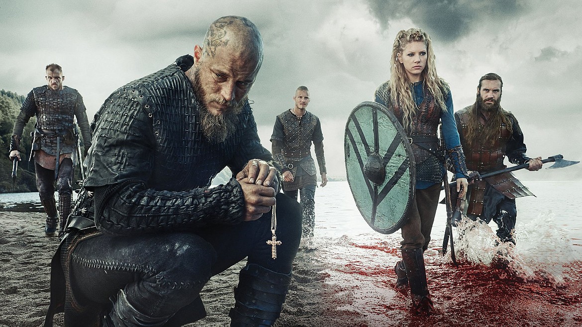 Pagan Vikings settling in Christian lands quickly adopted Christianity, as depicted in this scene from History Channel’s Viking series.