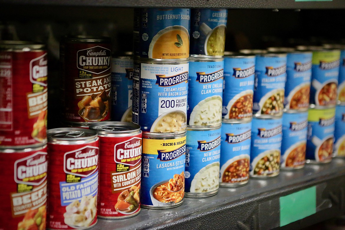 Students can select five items from each of three categories including fruits and veggies, proteins and grains at the FVCC Student Food Pantry.
Mackenzie Reiss