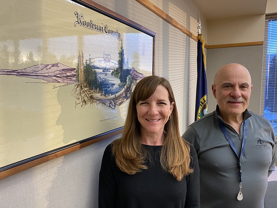 Kootenai County Commissioners Leslie Duncan and Chris Fillios believe that while 2020 brought its trials, it has - and will - not effect their duty to serve the taxpayers in 2021. From left: Duncan, Fillios. (MADISON HARDY/Press)