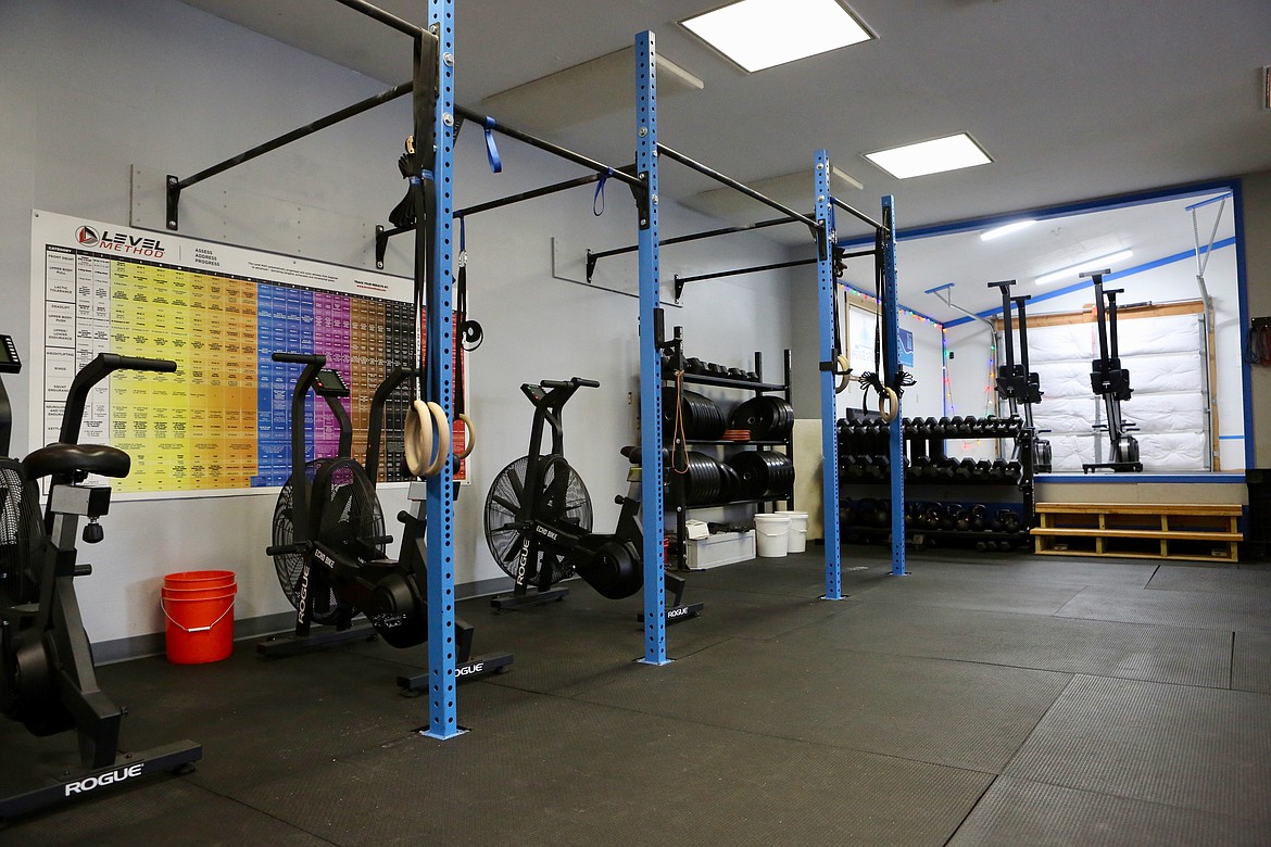 The workout space at Iron Hawk CrossFit Bigfork includes areas for biking and rowing, weightlifting and more. 
Mackenzie Reiss/Bigfork Eagle