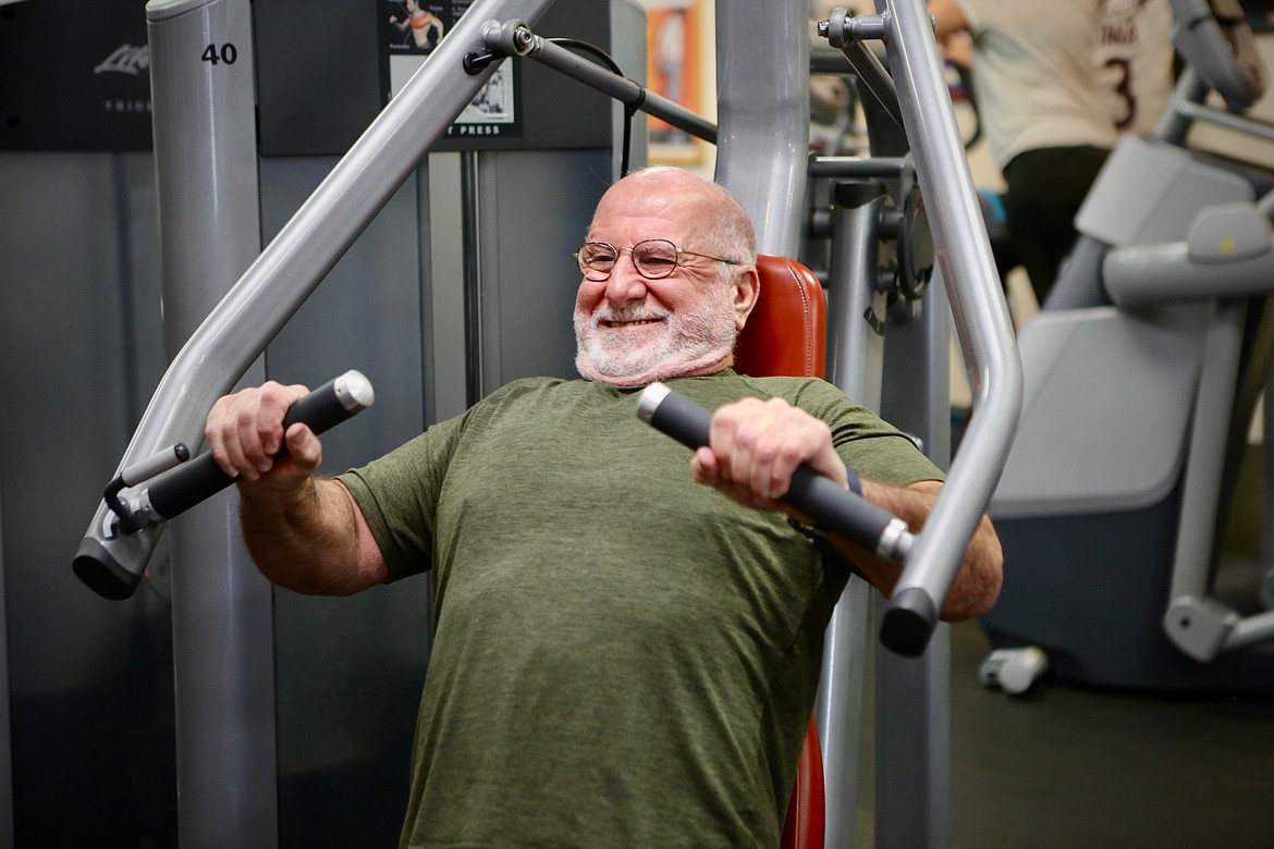 Alex Boyd works up a sweat at the Montana Athletic Club in Bigfork last Friday morning.
Mackenzie Reiss/Bigfork Eagle