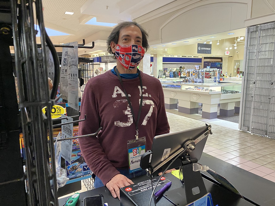 Francisco Aponte, 60, moved to Kootenai County from Reno two years ago and said he supports Norris for his perspective and his responsibility to uphold the provisions of the U.S. Constitution. (MADISON HARDY/Press)