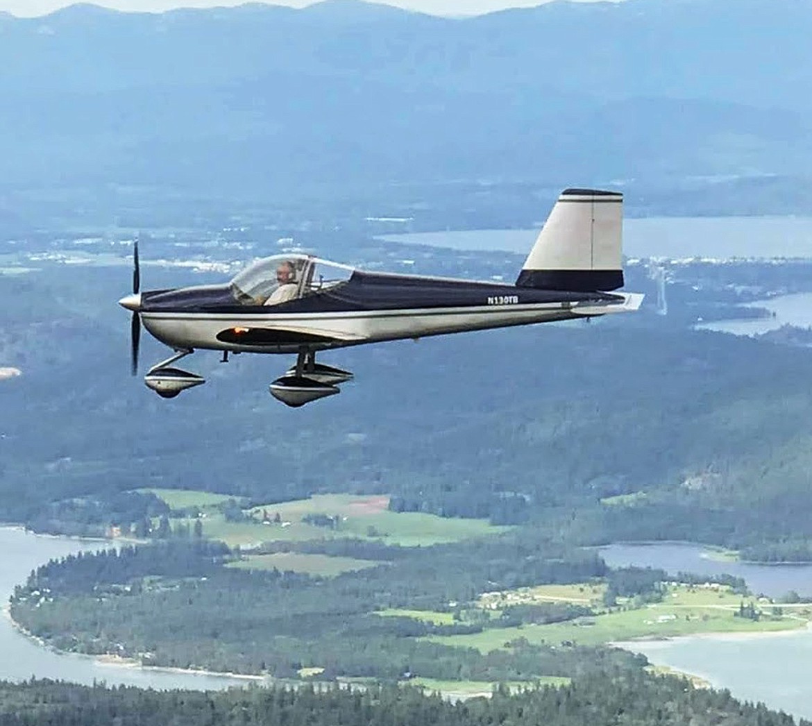 Coeur d'Alene Airport advisory board member Greg Gfeller flies his Vans Aircraft RV-12 over Priest River with Sandpoint and Lake Pend Oreille in summer 2020. The airport is growing in popularity as North Idaho continues to be discovered. Aircraft ranging from small Cessnas to giant Gulf Streams are familiar sights on the local runways.