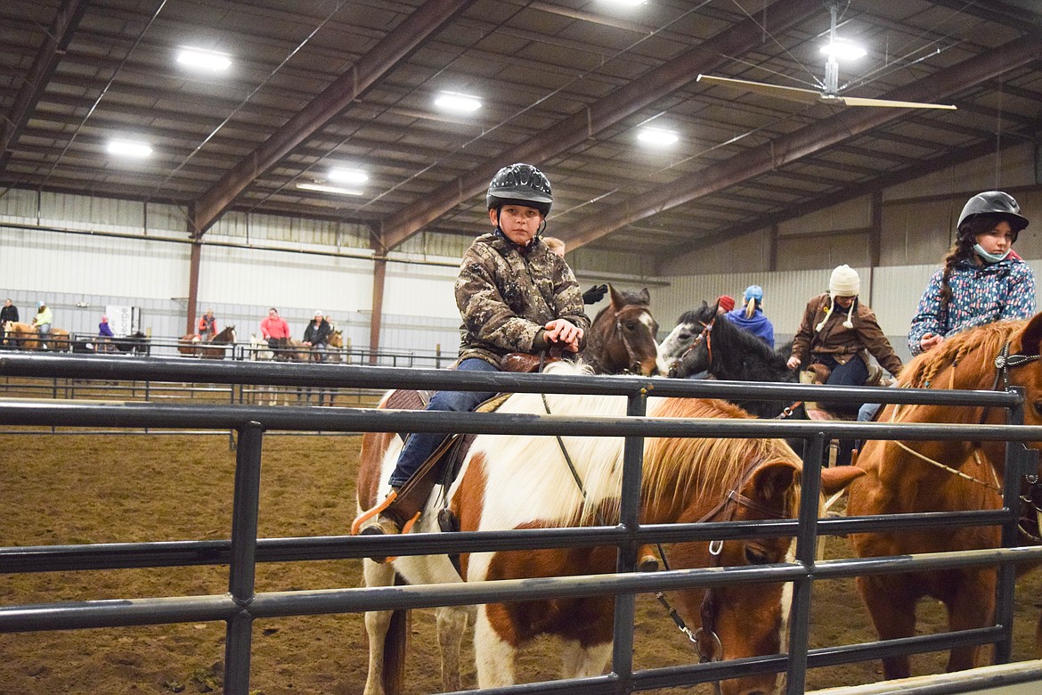 Carter of Moses Lake poses on his horse.