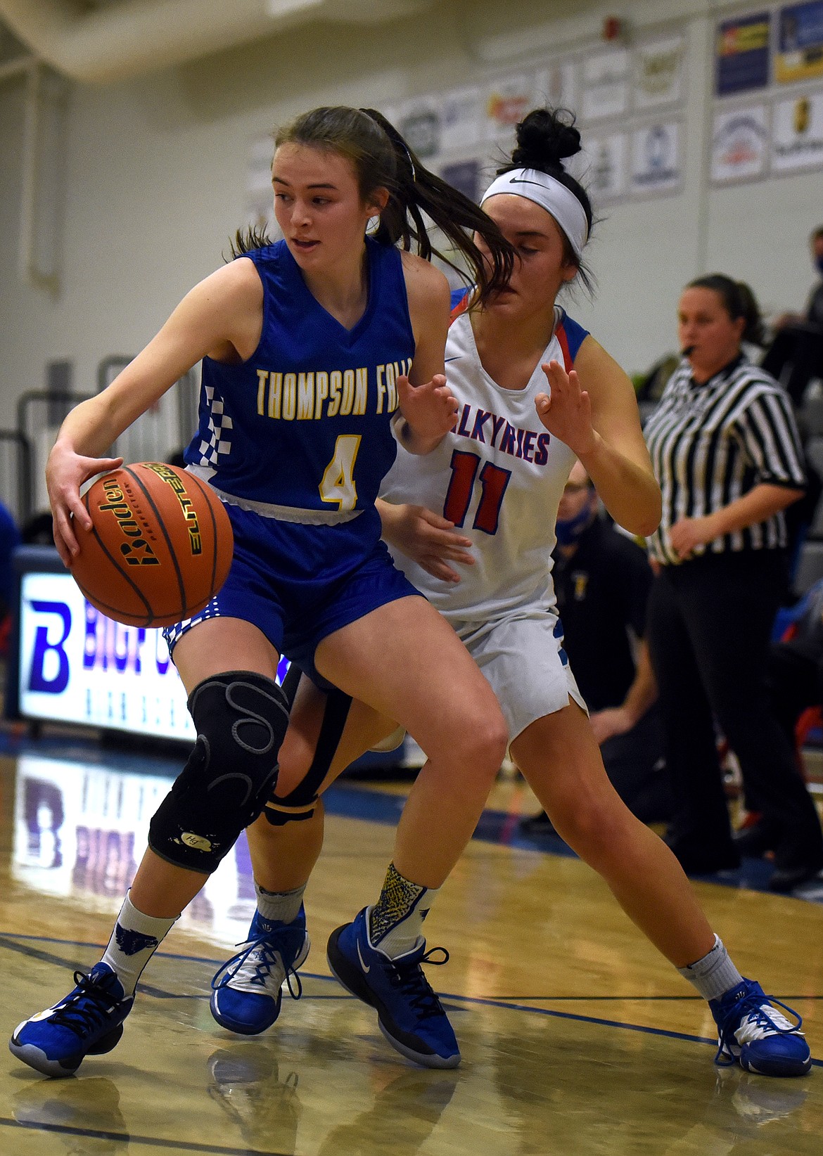 Thompson Falls' Ellie Baxter scored 17 points to help the Lady Hawks beat Bigfork, 67-51, last Thursday. (Jeremy Weber/Valley Press)