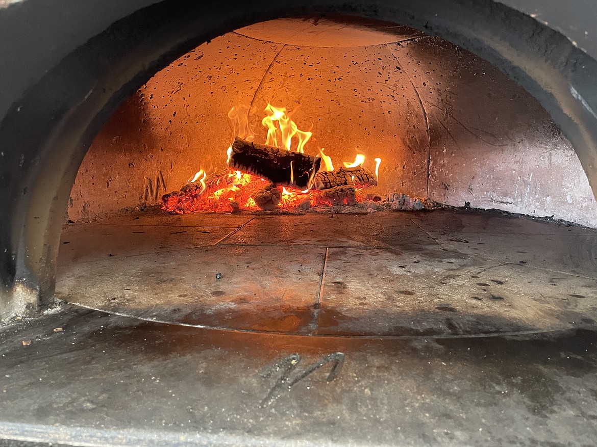The wood fired oven at Gosi Artisan Woodfire, the new pizza eatery started by former Guido's owner Nic Galfano.
