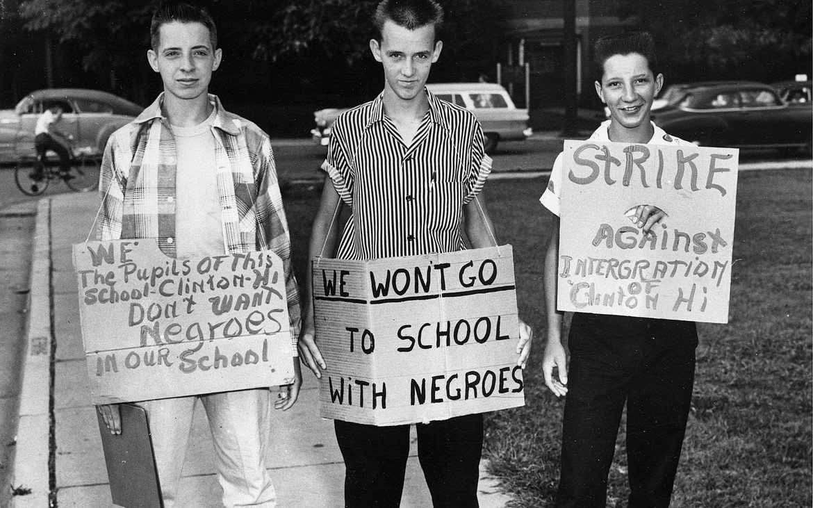 Racial segregation in schools officially ended in America in 1954 with the U.S. Supreme Court upholding judgement in the Brown v. Board of Education case in Kansas, declaring state segregation laws unconstitutional.