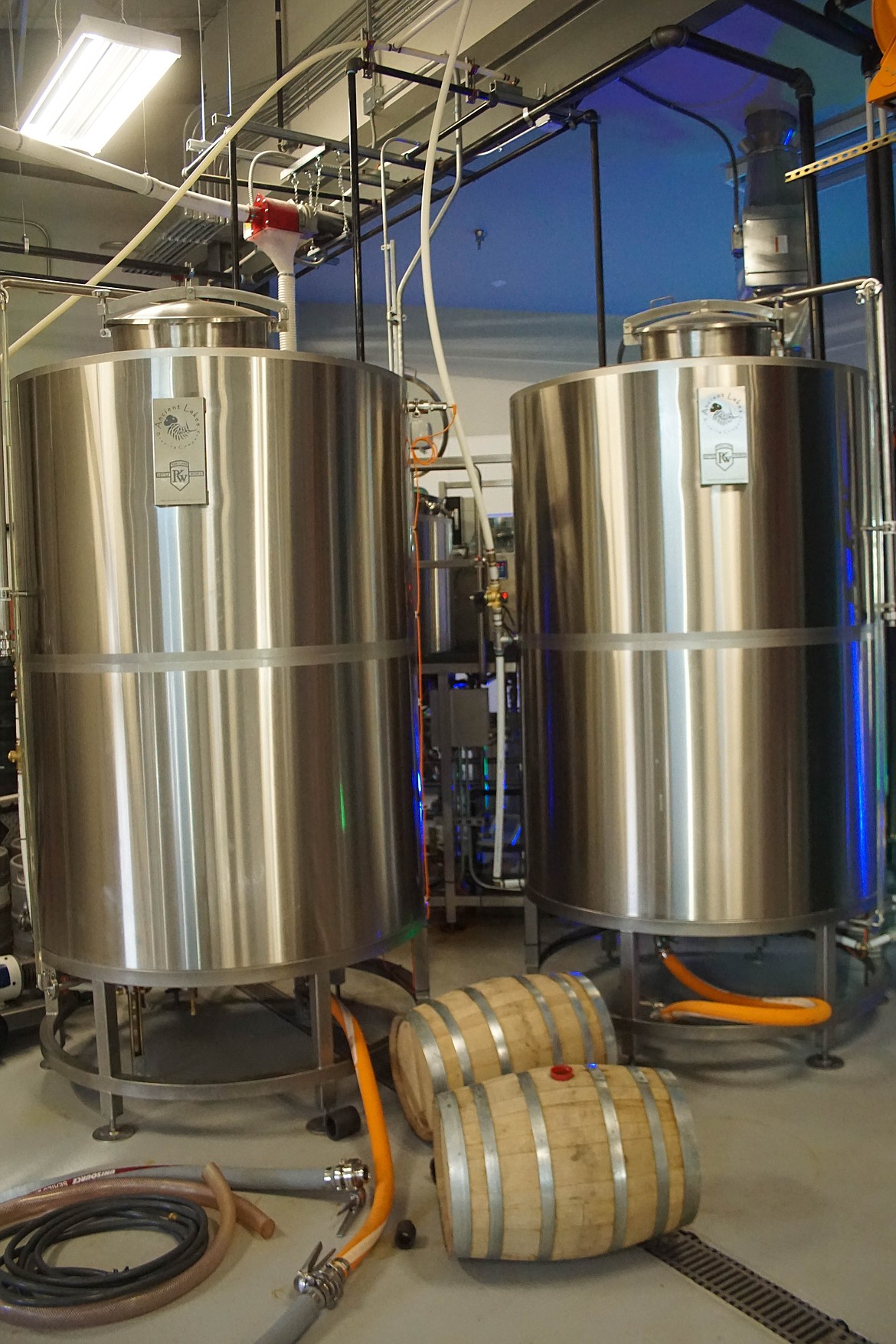 Ancient Lakes Brewing Company fermenters in the Quincy Public Market.