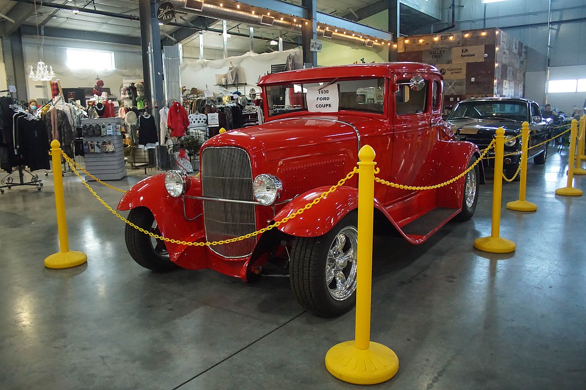 A 1930 Ford Coupe in the Quincy Public Market.
