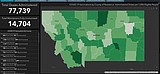 New dashboard shows vaccinations, by county, in state