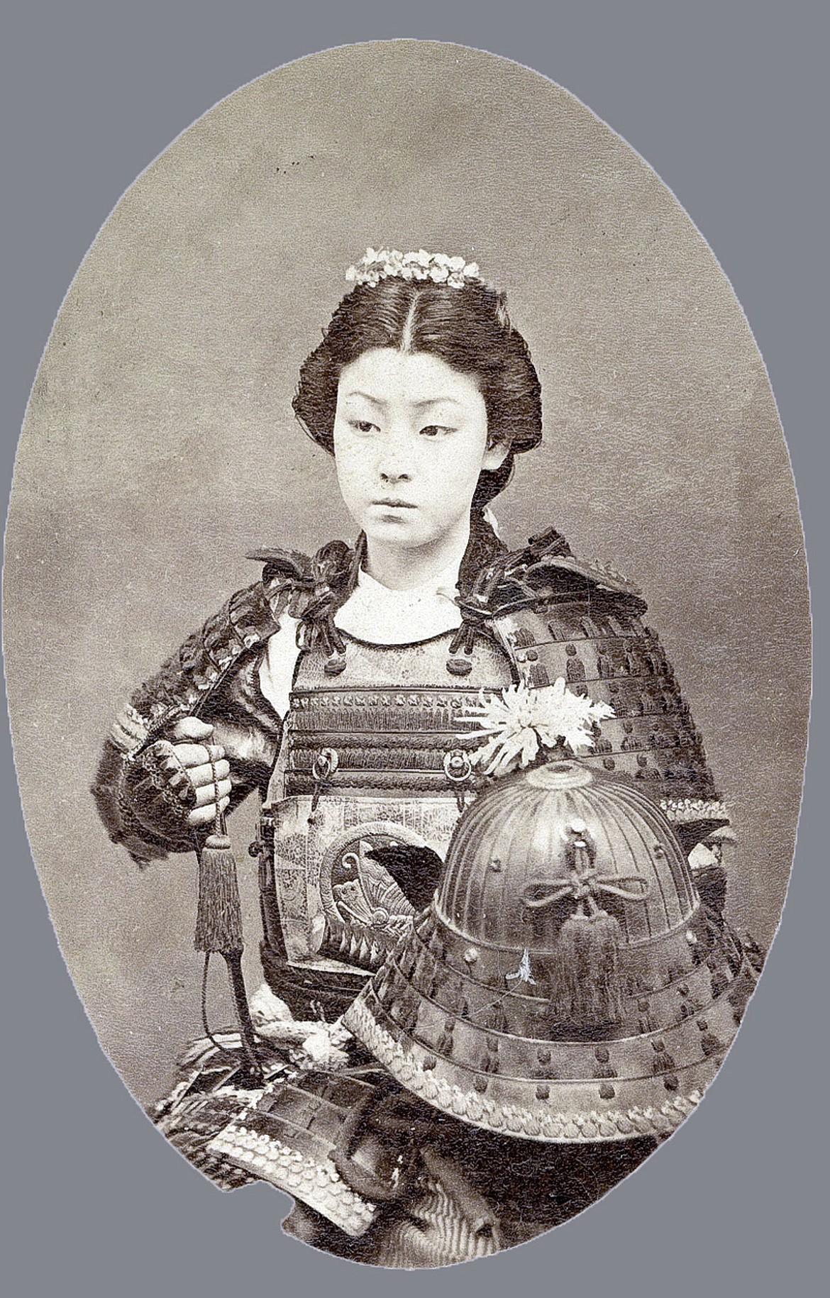 Tomoe Gozen was a 12th century female samurai, a favorite subject in Japanese history, literature and entertainment media.