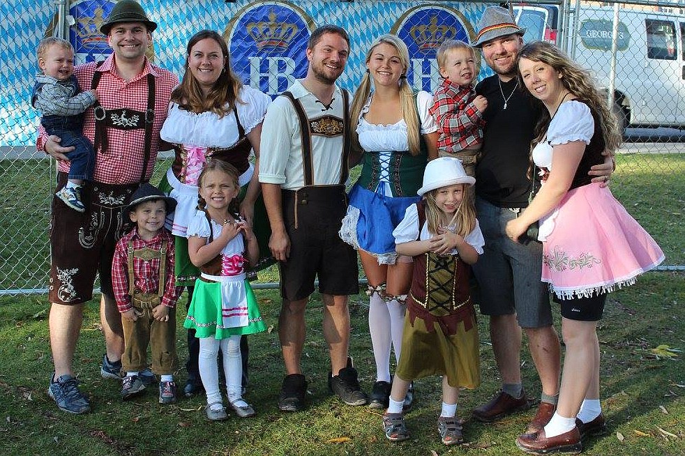David Sturzen and his family take great pride in their German heritage, dressing up and attending the Great Northwest Oktoberfest each year. (photo provided)
