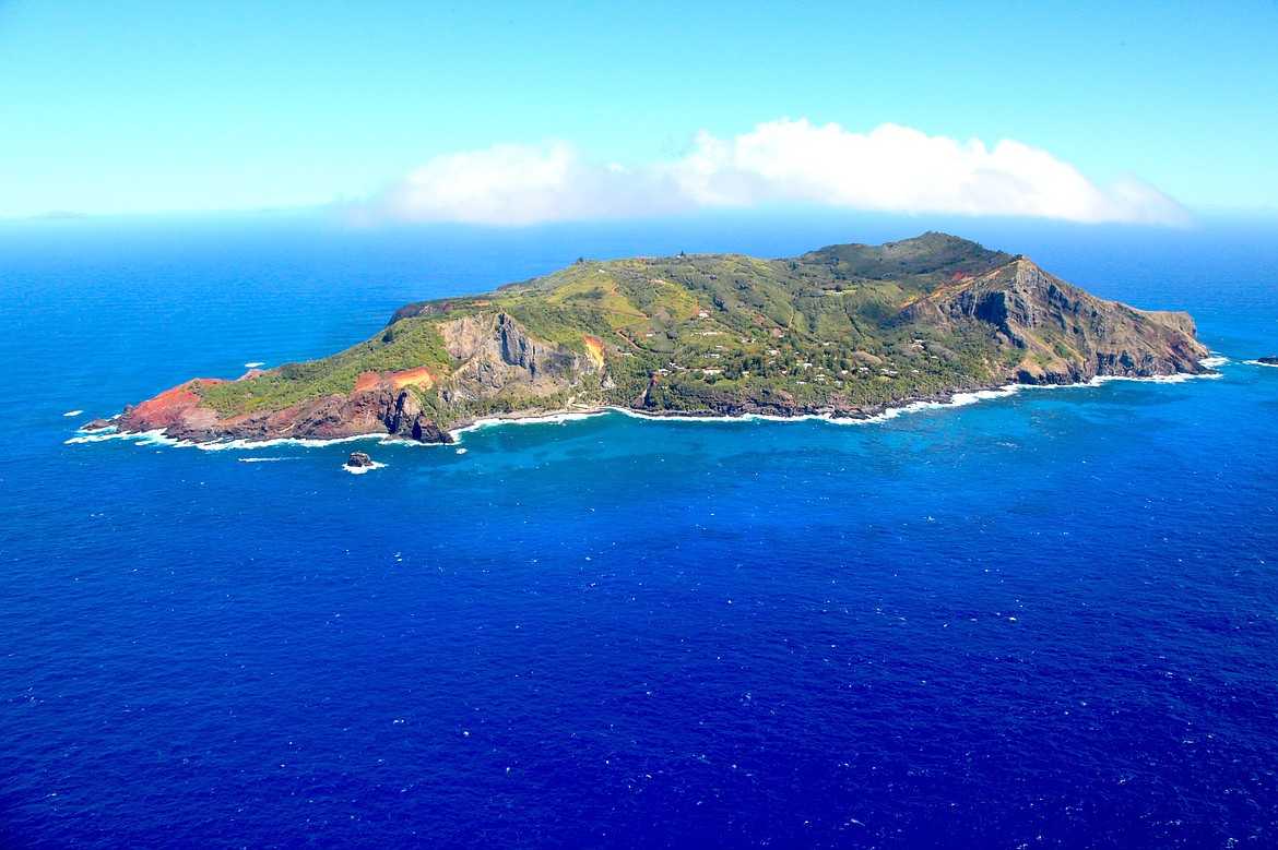 Pitcairn Island today, 1,400 miles southeast of Tahiti.
