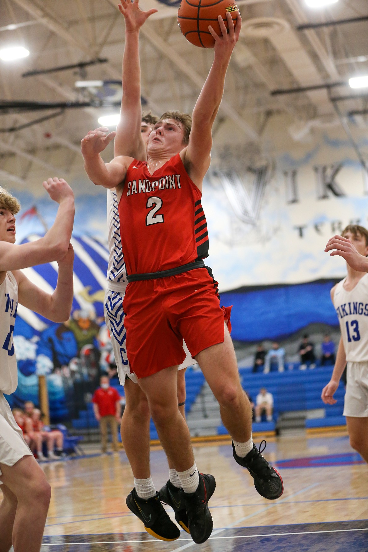 Parker Pettit elevates for a layup during the first half of Thursday's game.