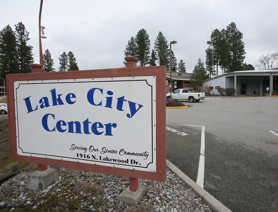 Lake City Center in Coeur d'Alene, seen here Thursday, will be welcoming back congregate meals on Monday. Drop-off Tax-Aide help will also be available with appointments beginning March 1. A grand reopening/open house with music and refreshments is planned for March 2.
