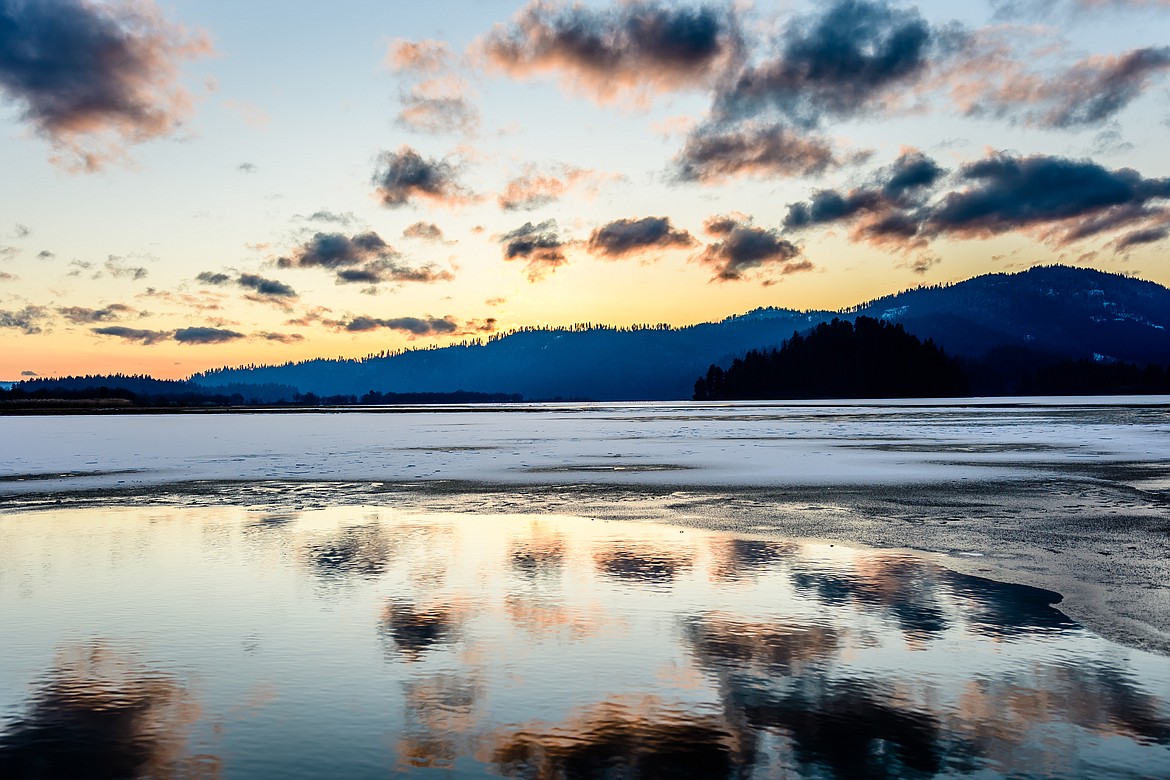 The 'Golden Hour' at Killarney Lake.