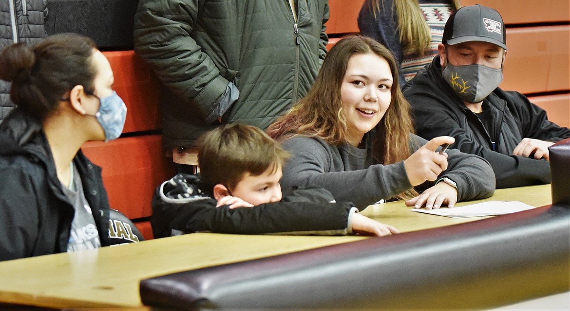 Ronan senior Macao Jackson signed a letter of intent in February to play softball at Columbia Basin College in Pasco, Wash. (Scot Heisel/Lake County Leader)