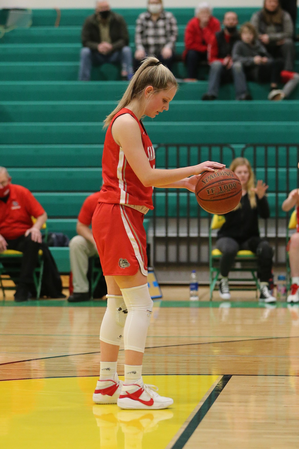 Sophomore Daylee Driggs steps to the line and knocks down a pair of game-winning free throws on Wednesday night.