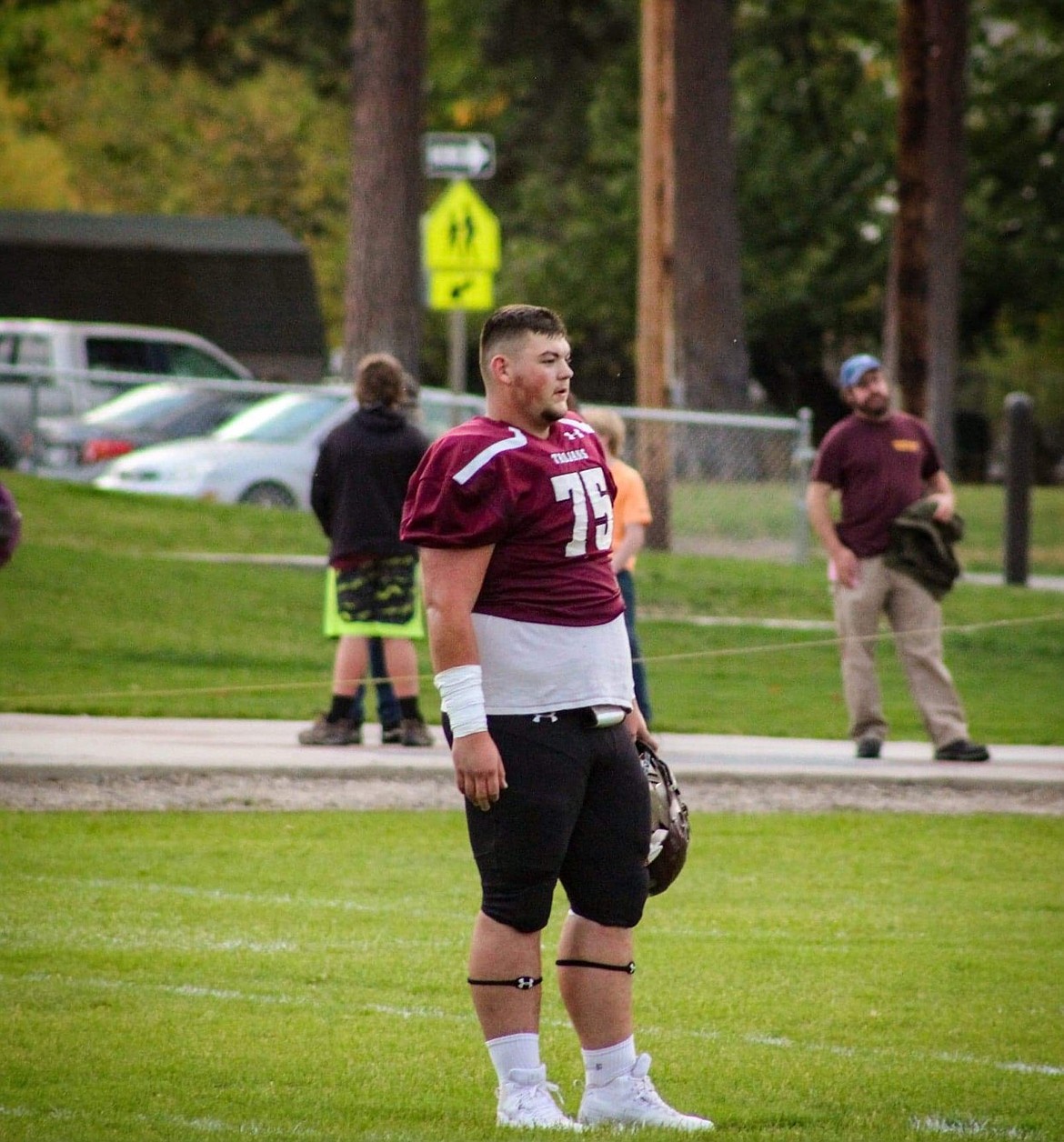 Troy senior Jace Fisher has committed to Montana Tech to play defensive tackle and nose guard. (Courtesy photo)