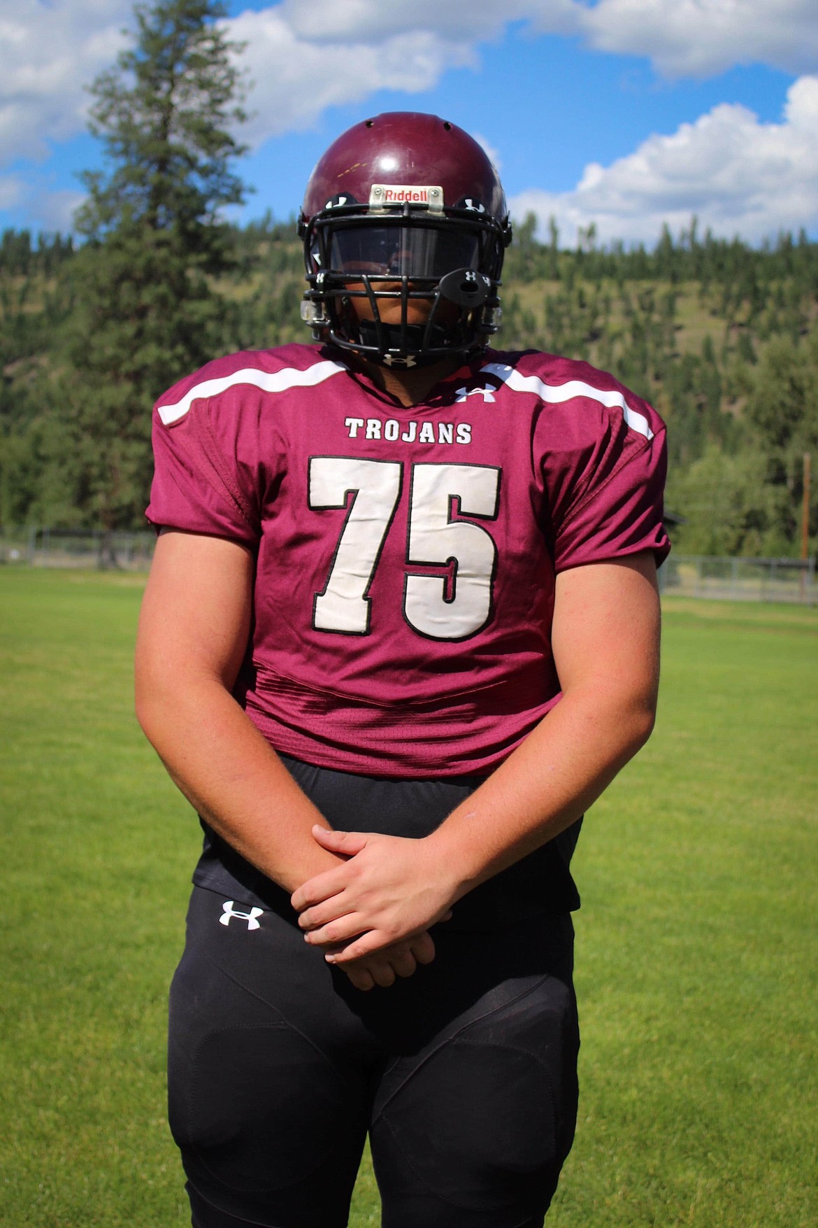 Troy senior Jace Fisher has committed to Montana Tech to play defensive tackle and nose guard. (Courtesy photo)