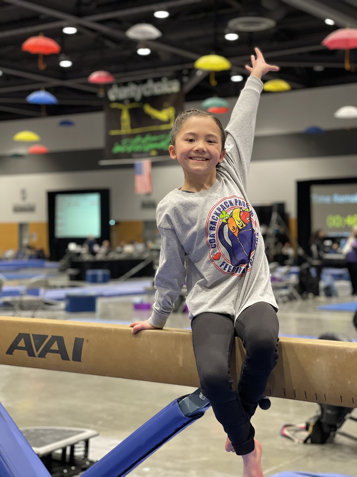 Courtesy photo
Avant Coeur Gymnastics Level 8 Vivi Crain at the Charity Choice Invitational in Tacoma, Wash.