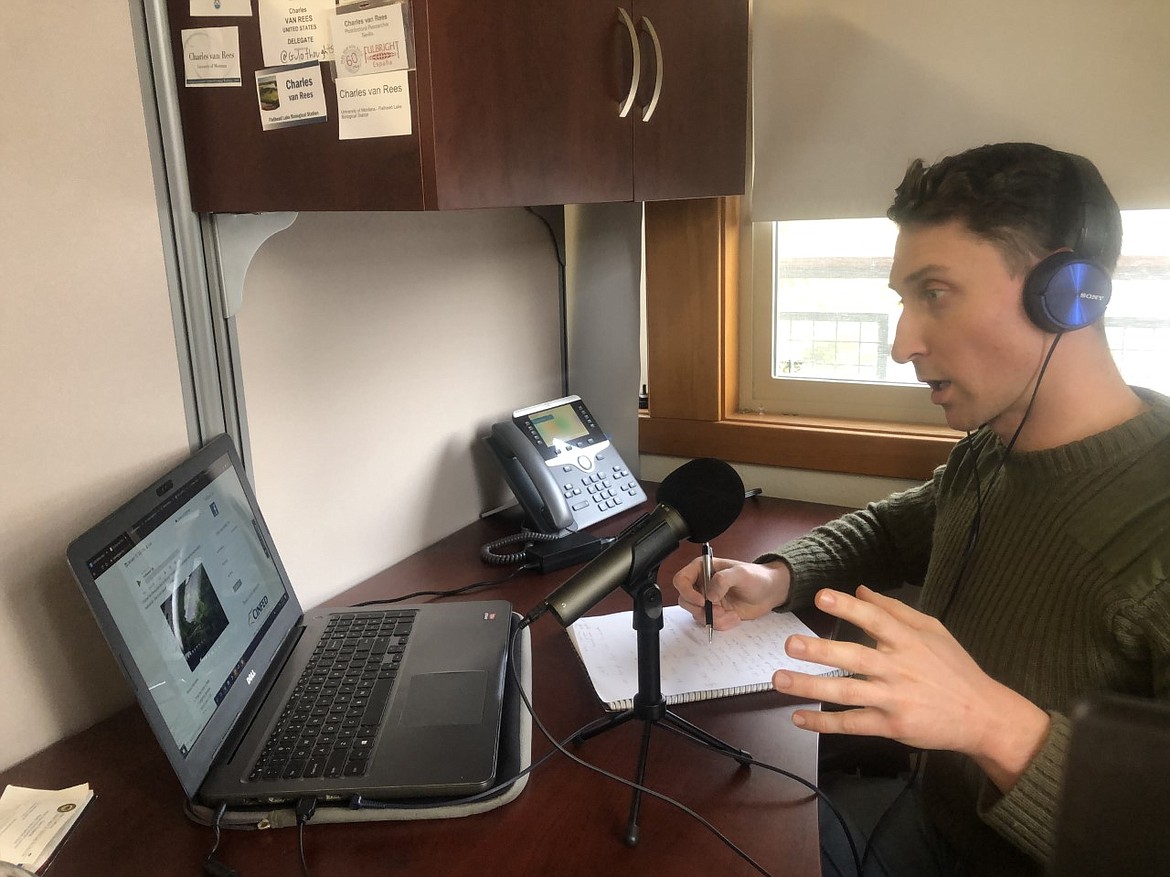 " I don’t ever want to leave the science side behind, but podcasting is interesting because it feels so natural for me," said Charles van Rees, who recently became a regular Nature Guys podcast contributor. (Courtesy photo)