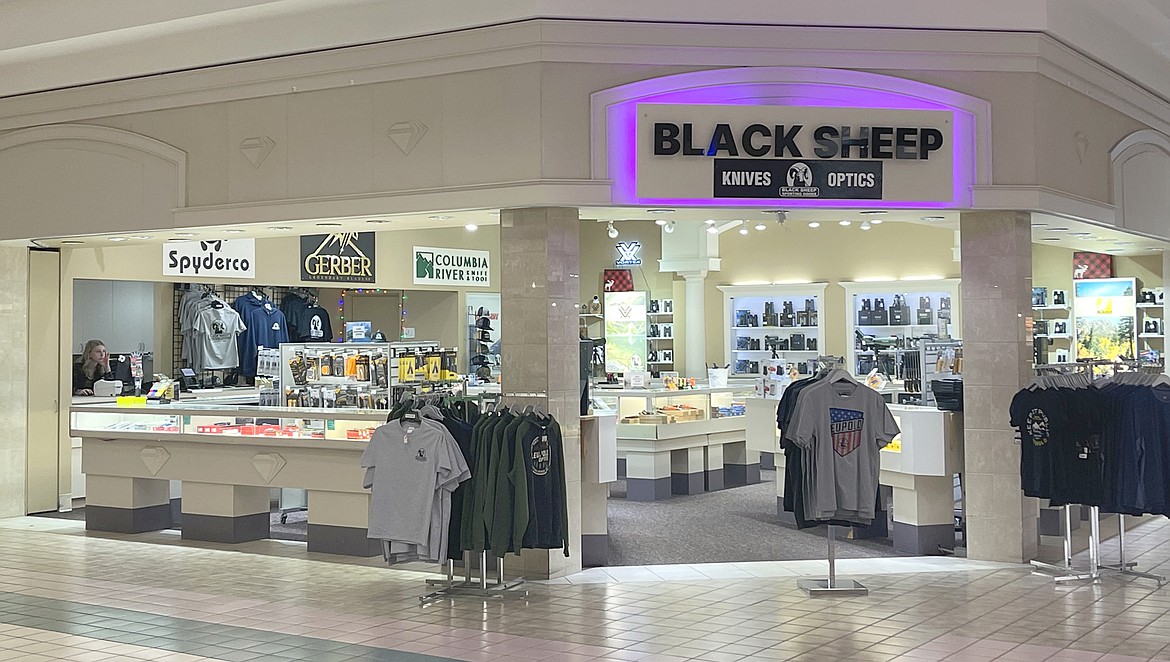 Photo courtesy Kayla DeTienne
A Black Sheep retail site is one of the stores at the Silver Lake Mall, which has been purchased by David and Barbara Knoll of Coeur d’ Alene, owners of Black Sheep Sporting Goods.