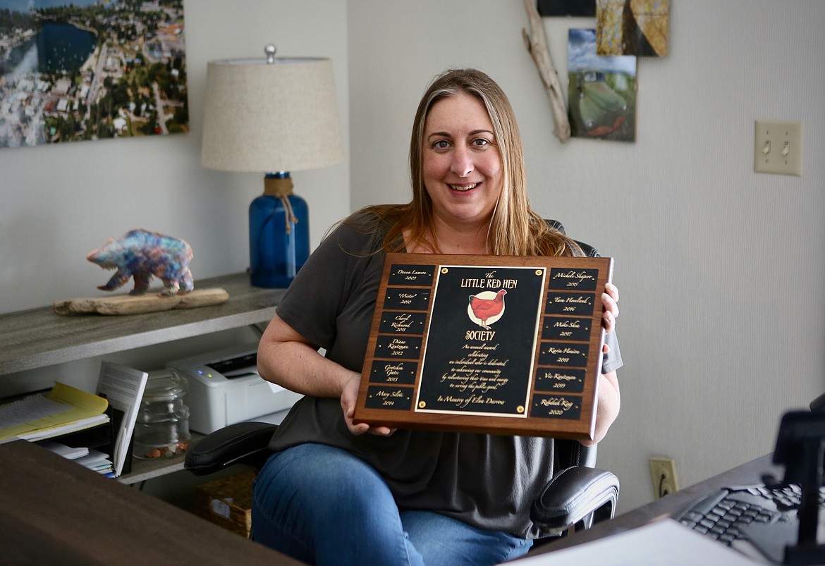 Bigfork Area Chamber of Commerce Executive Director Rebekah King is pictured at the chamber offices on Monday, Feb. 15.
Mackenzie Reiss/Bigfork Eagle