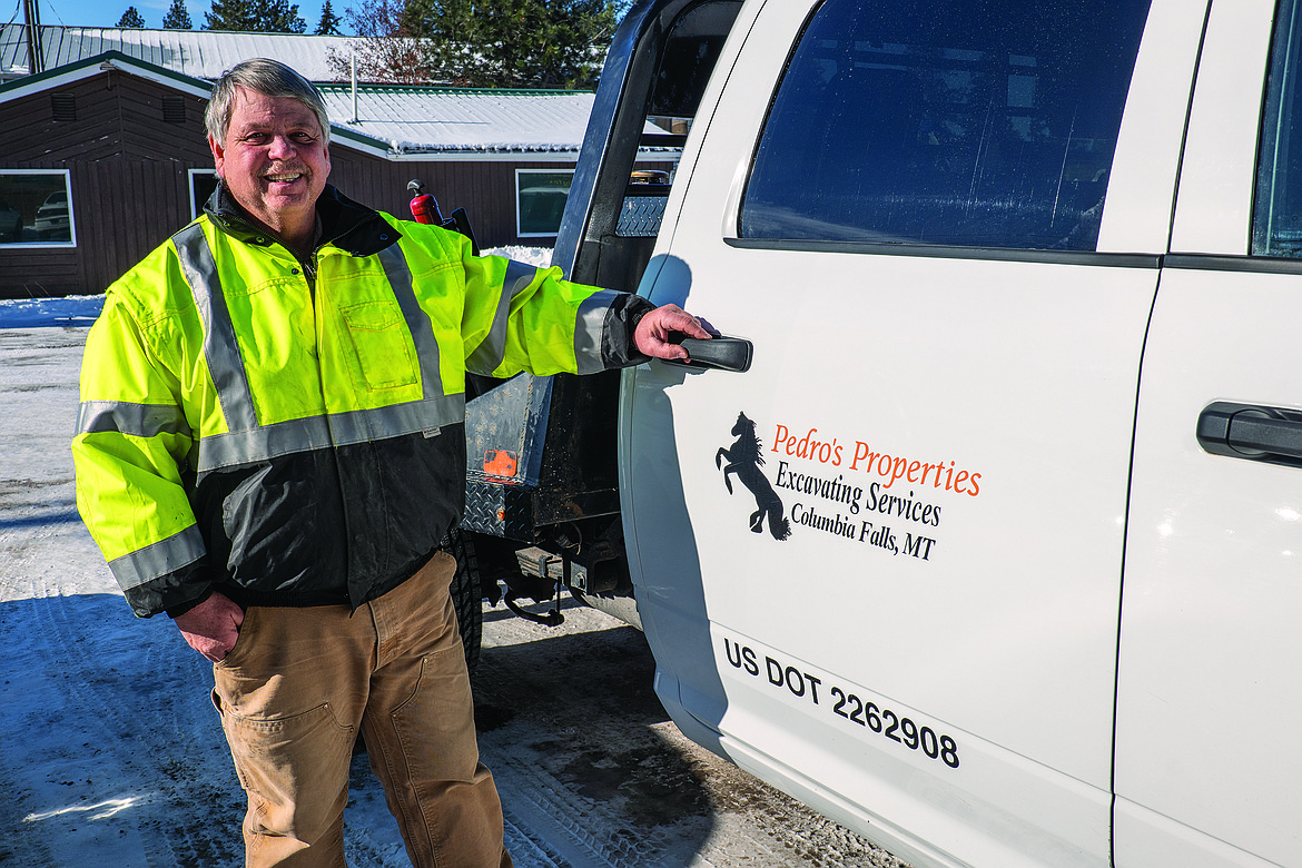 After 66 years of working on numerous major construction projects in and around Columbia Falls, B&F Excavating is no more. It is now Pedro’s Properties Excavating Services. Longtime B&F owner Don Barnhart will slowly retire in the next couple of years, steering the company into its future. (Chris Peterson photo)