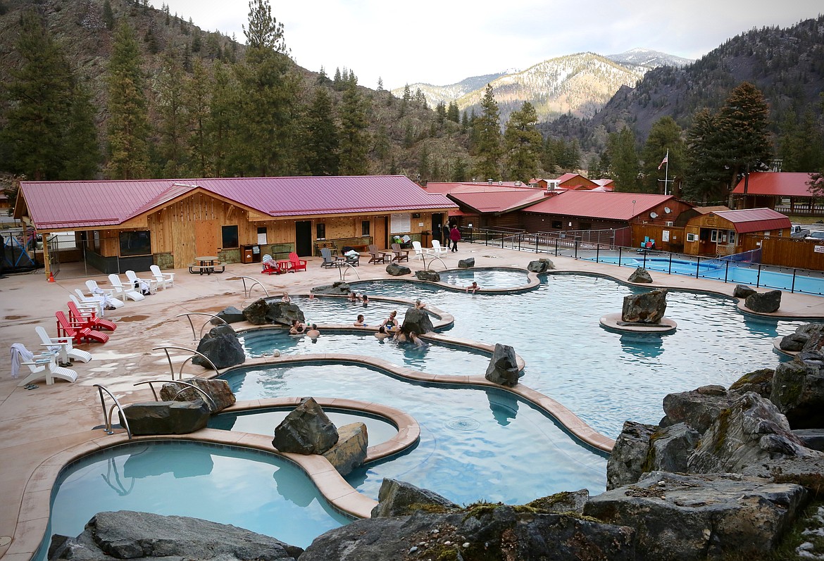 Quinn's Hot Springs Resort unveiled their new pools Feb. 2 which were two years in the making. (Mackenzie Reiss/Daily Inter Lake)