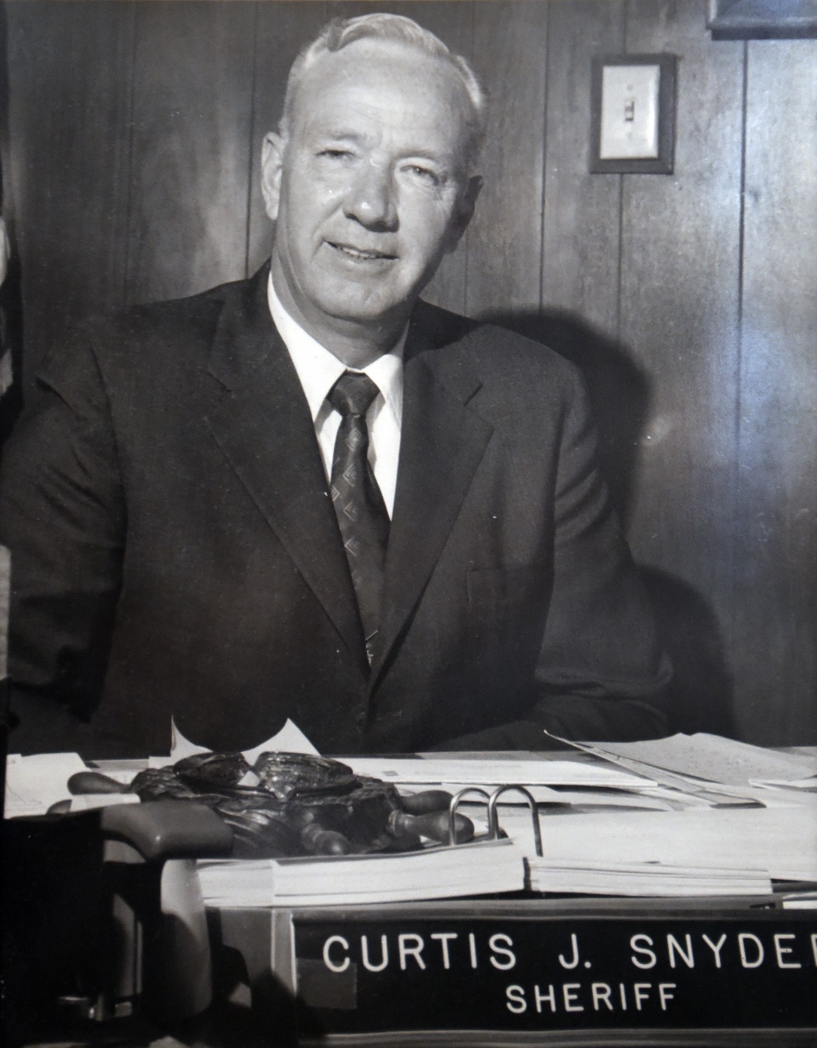 Curtis J. Snyder during his time as Flathead County Sheriff. (courtesy photo)